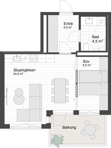 Plantegning 1